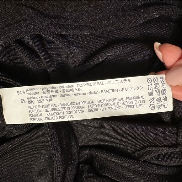 🆕 Zara Flowing Crossover Sleeveless Black Too Size S - Picture 7 of 12